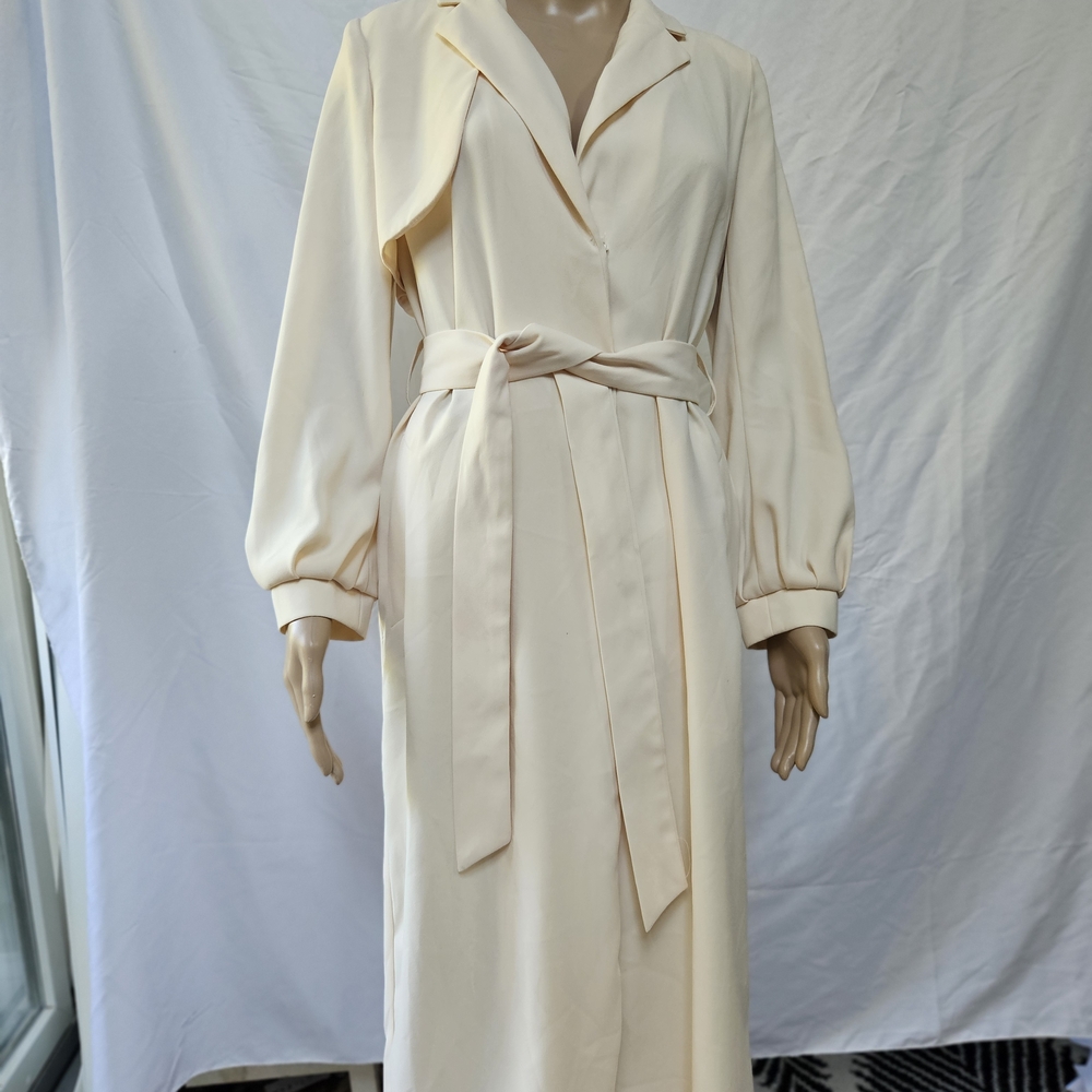 Cream ASOS Soft Trench Coat